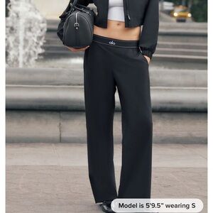 ALO Yoga Women's Wide Leg Black Pants